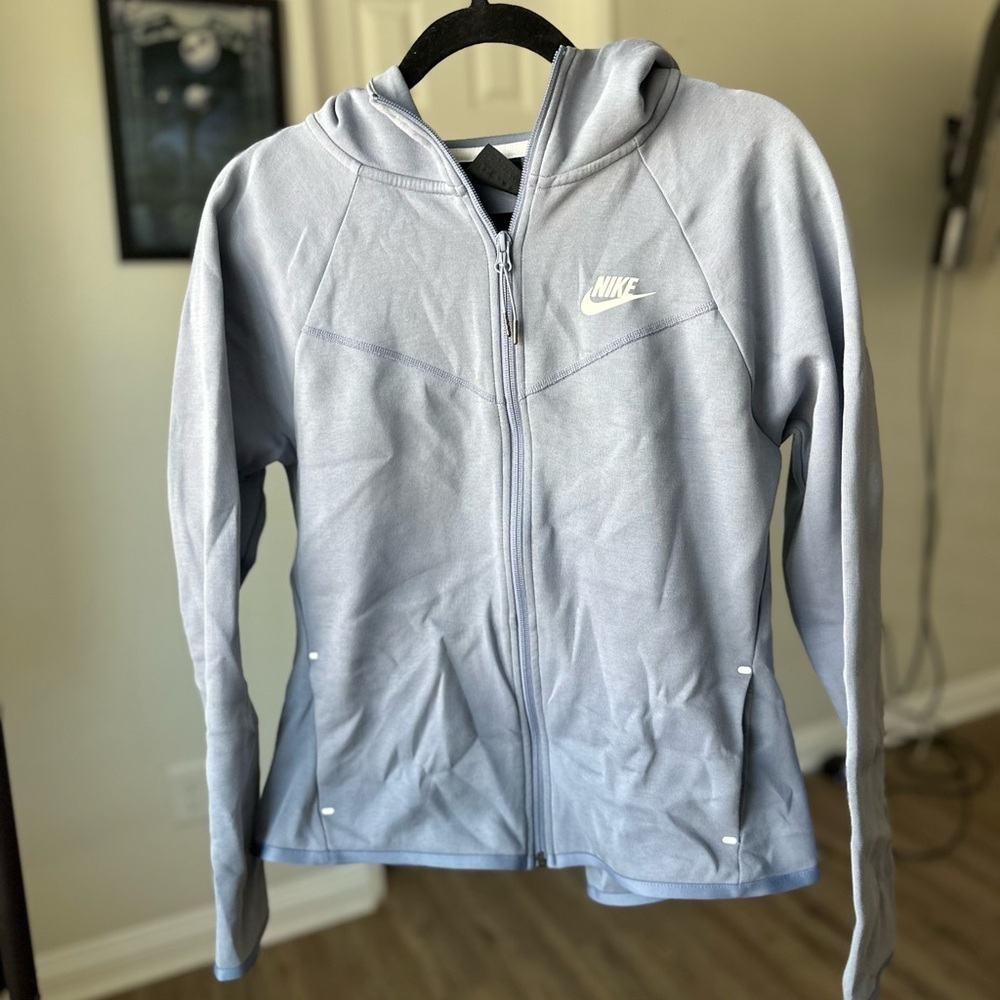 Nike Tech Hoodie in Light Blue